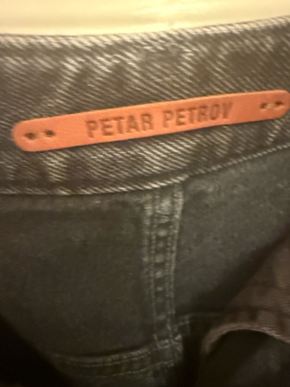 Petar Petrov Black Midi Denim Skirt - Picture 2 of 4